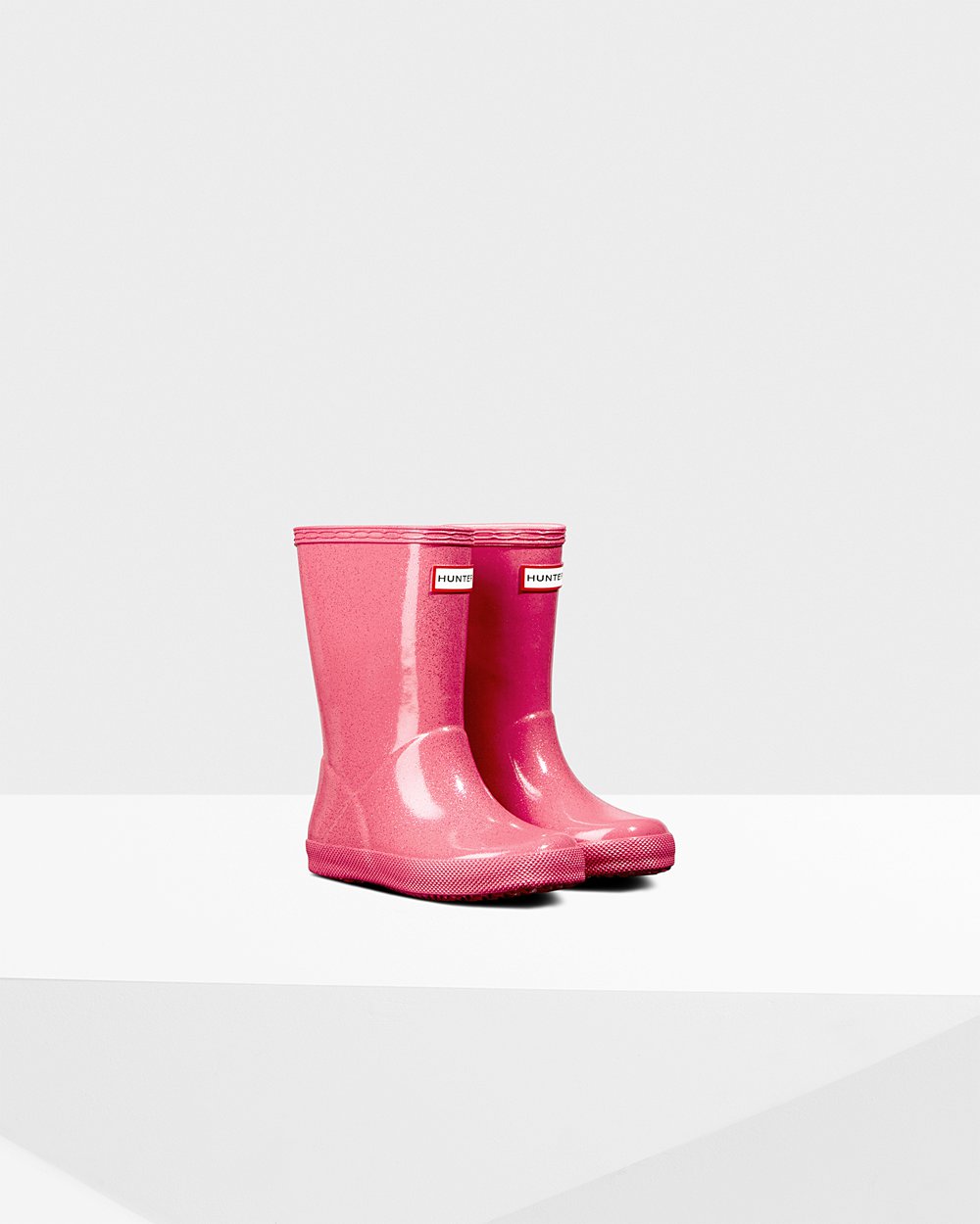 Hunter Original First Classic Starcloud Rain Boots - Discount Kids Pink - ZUIKMH823